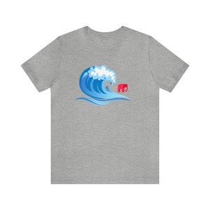 Unisex Blue Wave - Jersey Short Sleeve T-Shirt