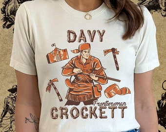Davy Crockett PNG Sublimation Digital Download - Retro Frontiersman, Wild West Frontier, Texas History, Vintage Cowboy Art