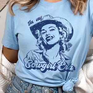 Retro Cowgirl PNG Sublimation Digital Download, In My Cowgirl Era, Country Western Boho Vintage Cowgirl Design for Western Shirt