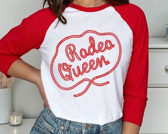 Retro Western Rodeo Queen, Cowgirl Country Rope Lettering, Instant Download, Great for Sublimation, DTG, Cut Files - PNG & SVG Formats