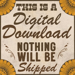 Gone Honky Tonkin' retro cowboy western digital download with cowboy hat and western style fonts