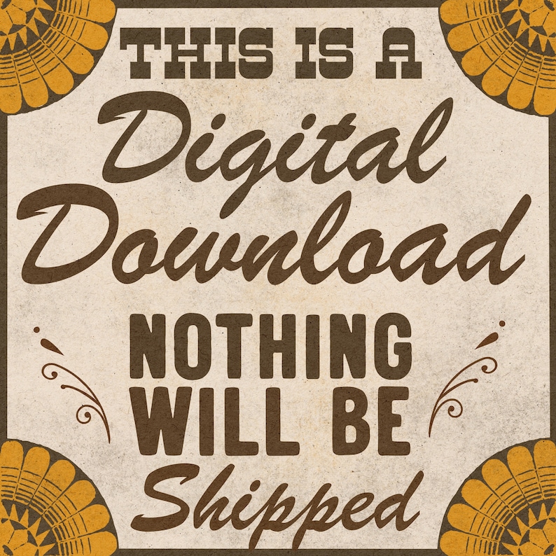 Outlaw Spirit Retro Western Cowboy Digital Download - Great for Sublimation, DTG, Cut Files - in Both SVG and PNG File Formats