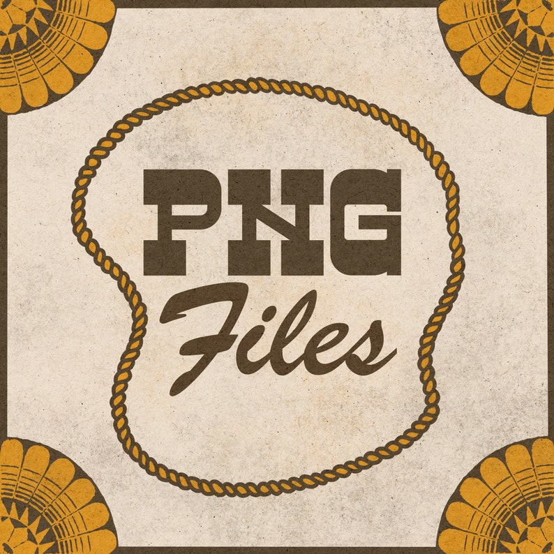 Gone Honky Tonkin' retro cowboy western digital download with cowboy hat and western style fonts