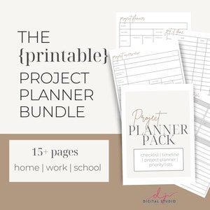 Project Planner Pack, Project Planning, Group Project, Nursing Student, Project  Organizer, RN School, Nursing, Project Management, College 