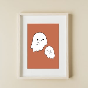 Halloween Poster, Halloween Printable, Ghost Poster, Kids Halloween