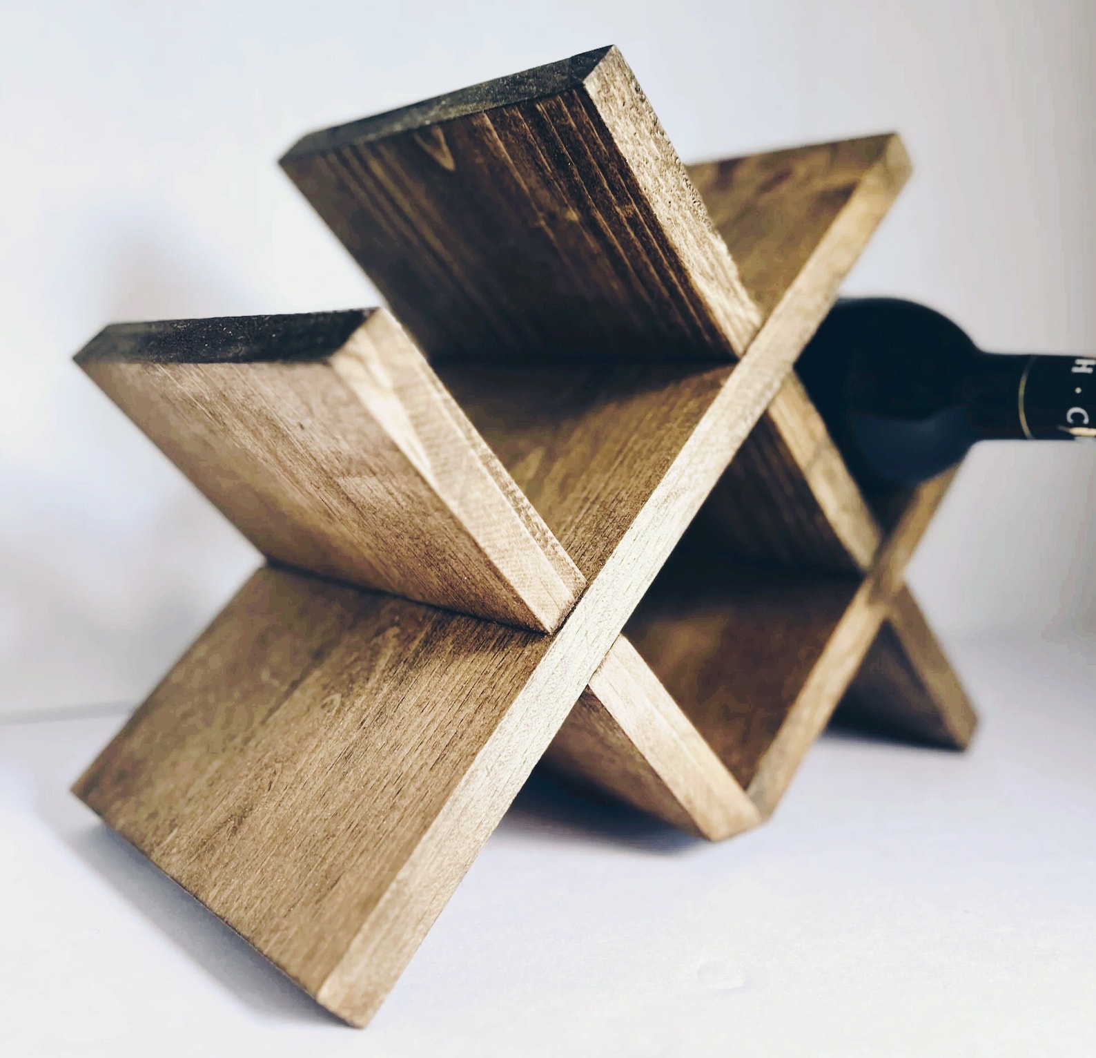 Small Countertop Wine Rack Etsy