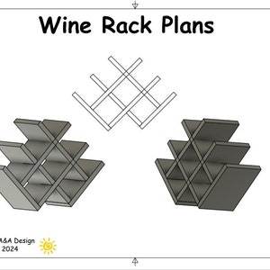 Wooden Countertop Wine Rack for 8 Bottles - Etsy
