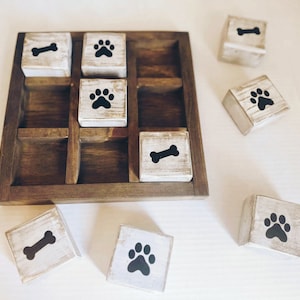 Wooden Tic Tac Toe Game
