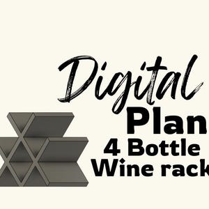 Downloadable woodworking plans with cut lists and photos! Countertop Wine Rack