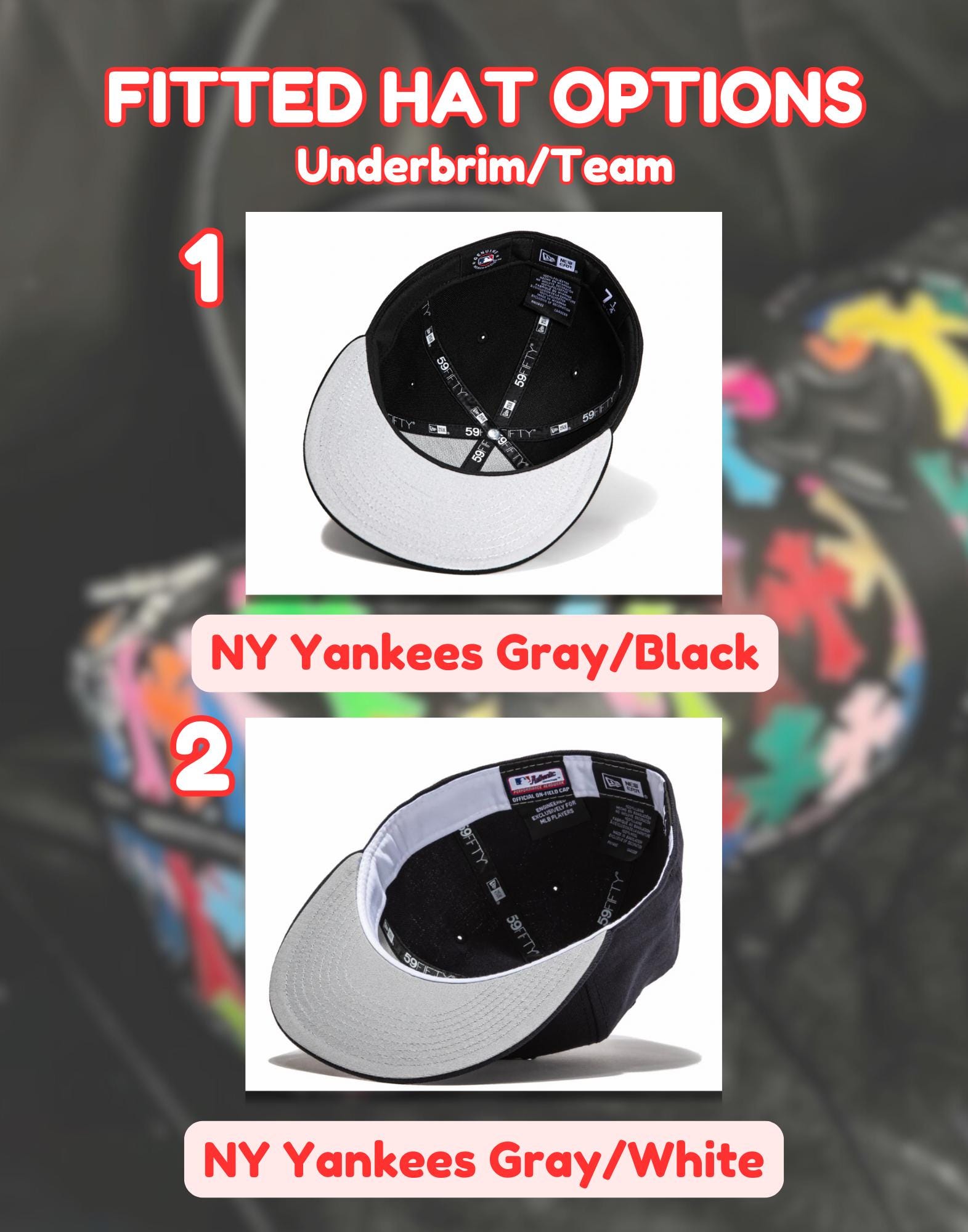 Custom Baseball Team Rhinestone Crystal Fitted Hat, Baseball