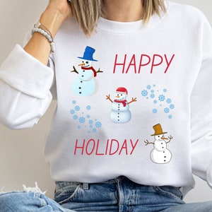Snowman Sweatshirt, Snowman T-Shirt, Snowman Tee, Christmas with the shirt, Christmas Sweater, Christmas Sweatshirt, Christmas Crewneck