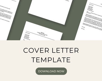Cover Letter Template