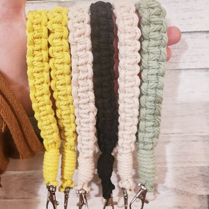 Macrame Wristlet for Keys