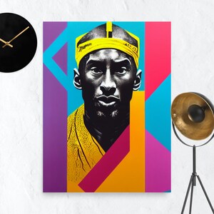 Kobe Bryant Portrait | Kobe Bryant Wall Art | Kobe Bryant Poster | NBA Wall Art | NBA Poster | Basketball Wall Art | LA Lakers Wall Art