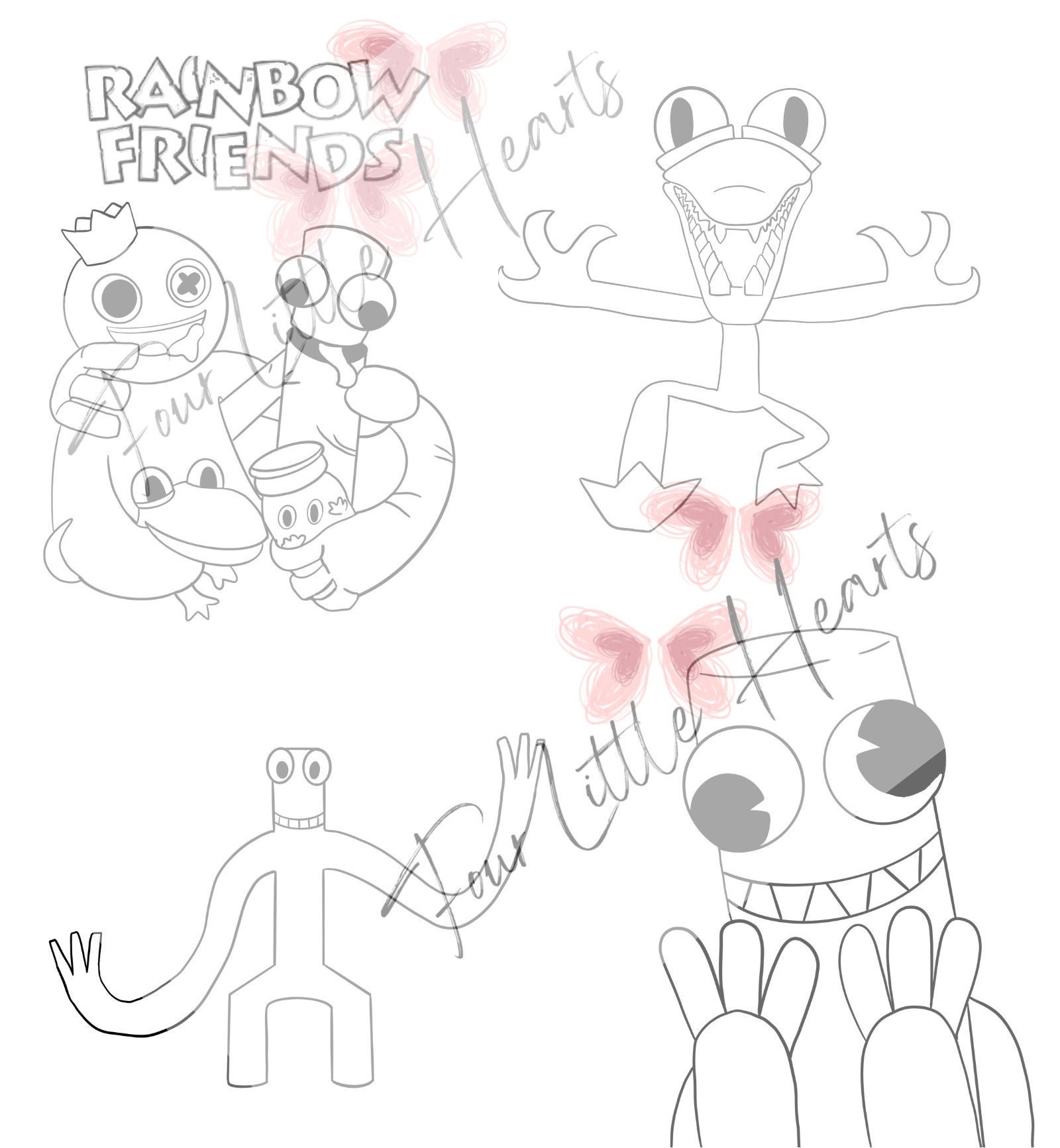 Rainbow Friends Coloring Pages Etsy Australia rainbow-friends-coloring-pages-etsy-australia