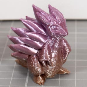 Sandslash Pokémon 3D-utskriven figur 1,75 tums mini dekorativ samlarstaty skrivbordsdisplay