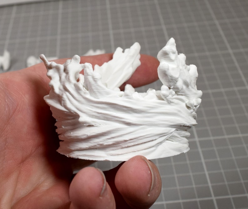 Lugia Diving Pokemon Whirlpool Base Display Paintable Matte White PLA Figure Collectible Miniature image 18