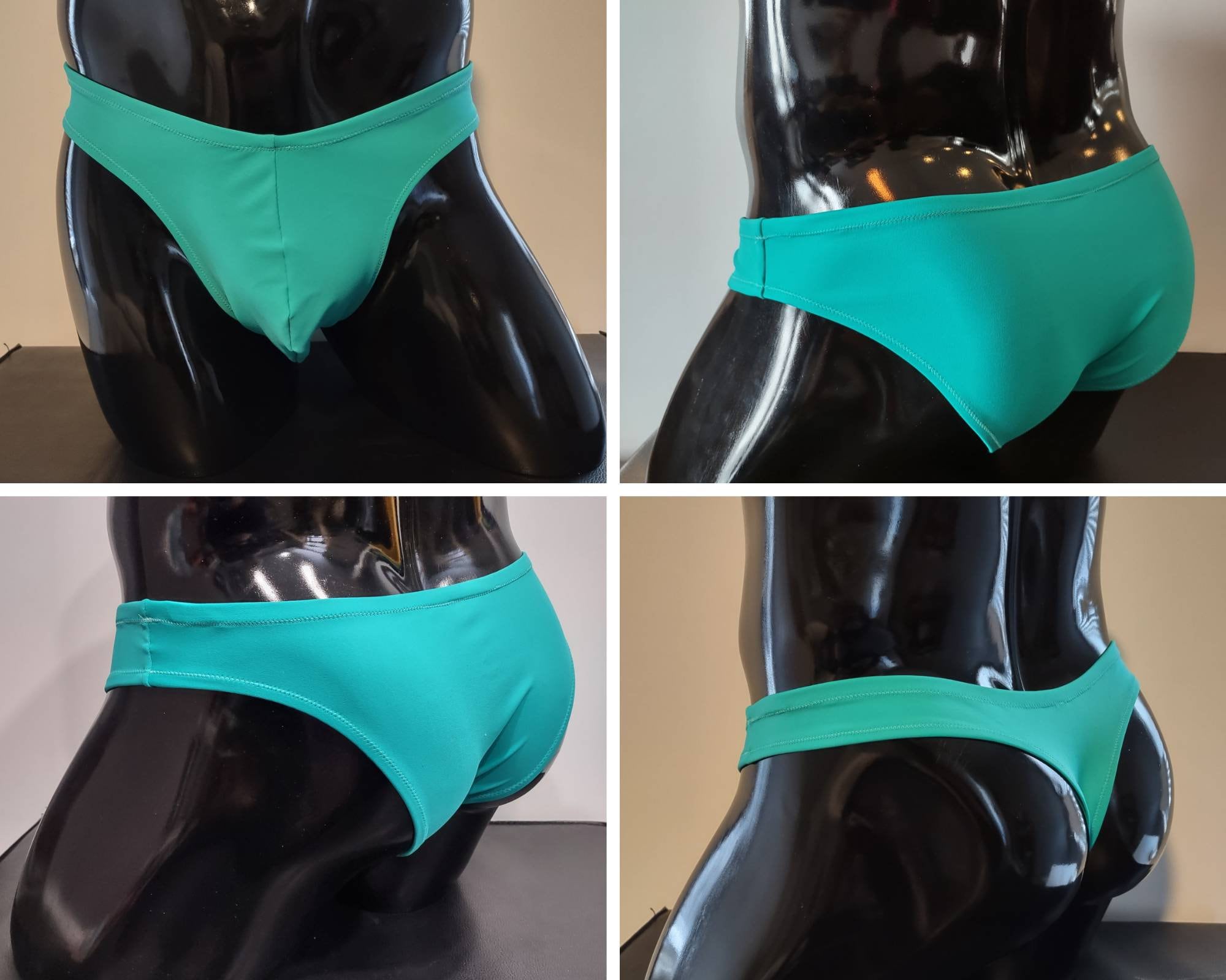 Jade Men's Swim Bikini Brief Half Back Cheeky Thong by Etsy