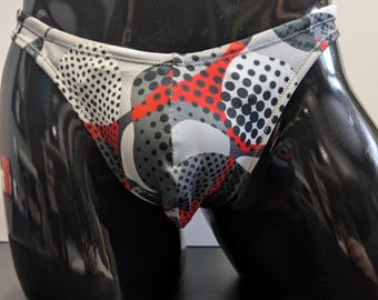 Ashfall Men's Swim Bikini Brief Half Back Cheeky Thong by Rayze™