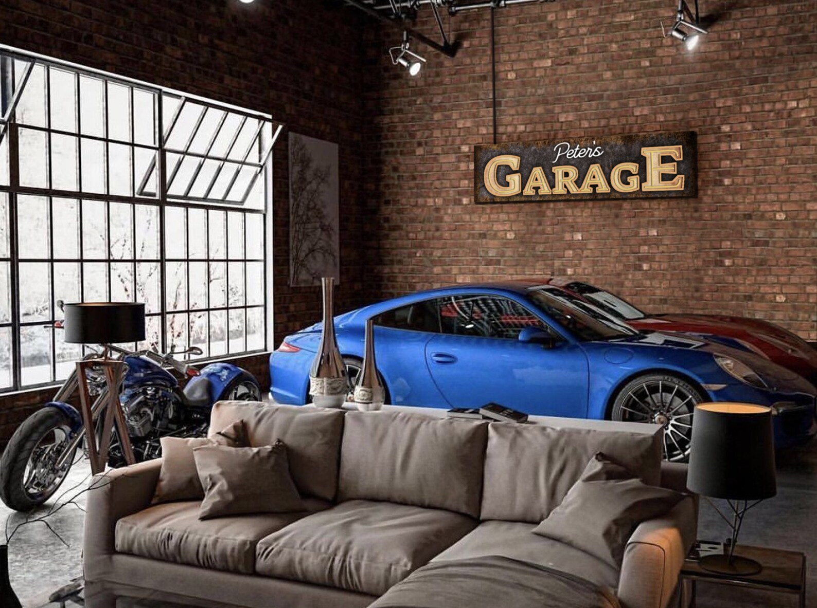 Custom Garage Neon Sign Garage Neon Light Garage Led Sign Etsy