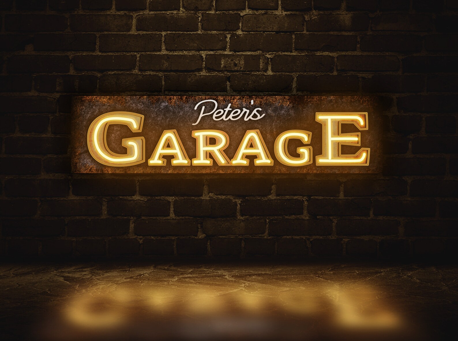 Custom Garage Neon Sign Garage Neon Light Garage Led Sign Etsy