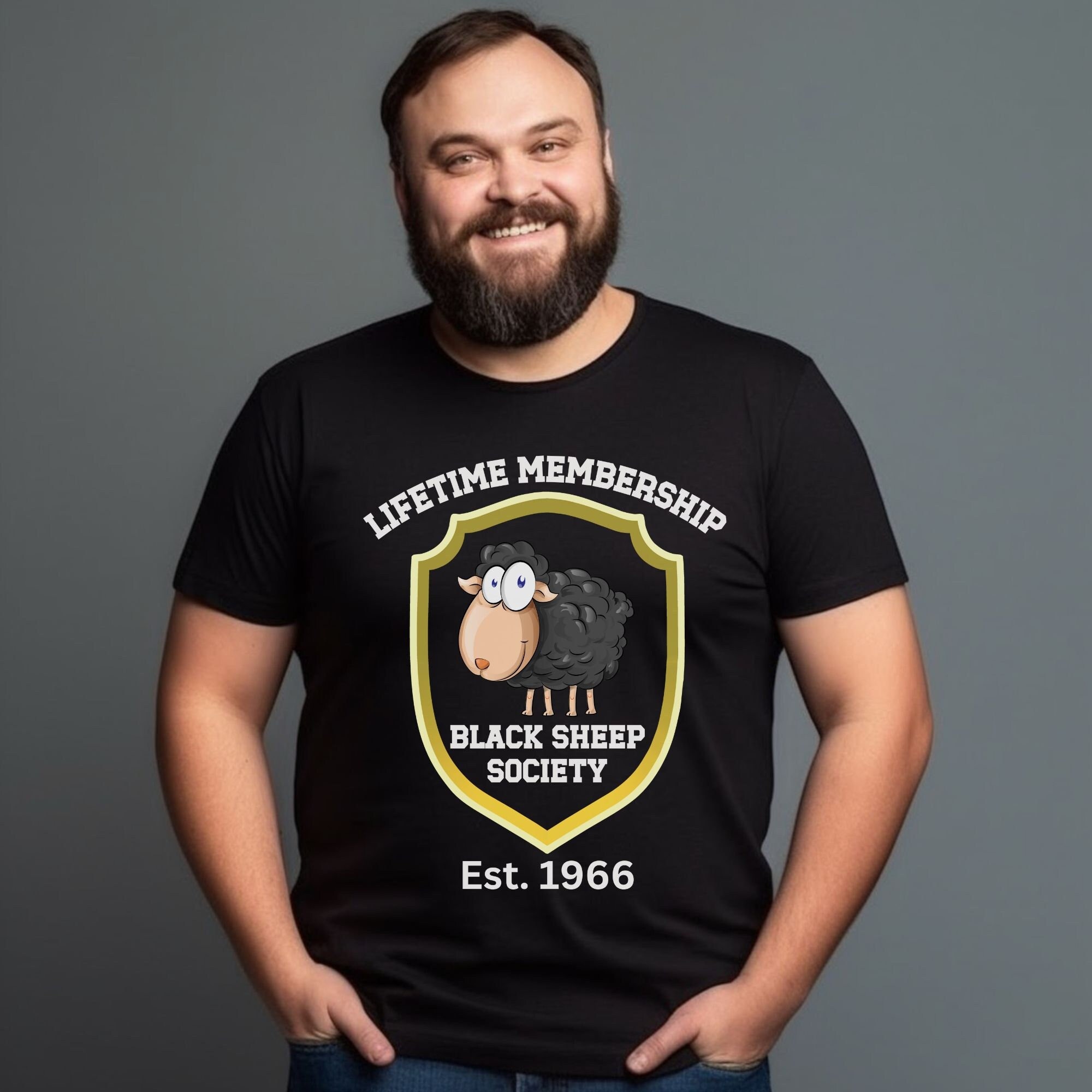 BLACK SHEEP Tシャツ Lサイズ Funny Black Sheep Of The Family, Black Sheep Tee Unisex T-shirt | eBay