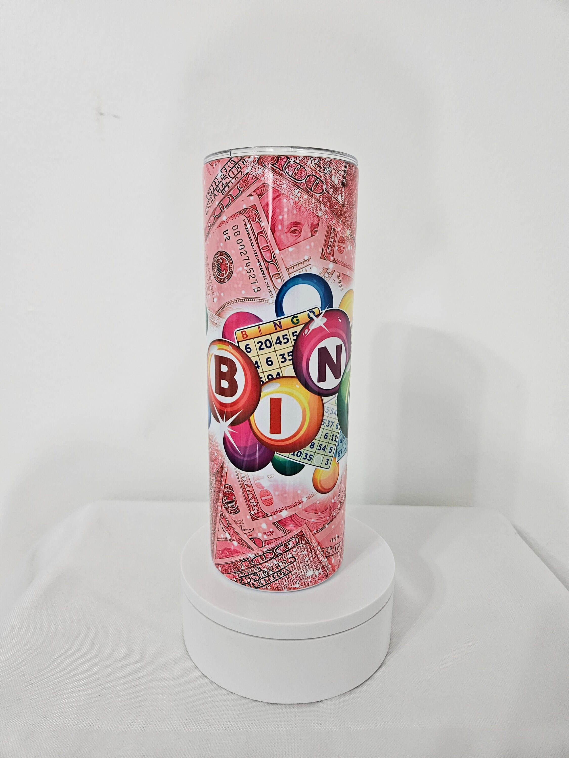 Bingo Tumbler. Personalized Bingo Tumbler Gift for Bingo Lover, Bingo