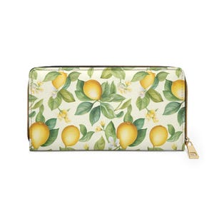 Cartera de limón, regalo para ella, fruta