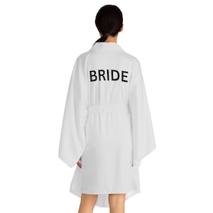 Long Sleeve Kimono Robe (AOP), bride robe, wedding robe, robe for bride