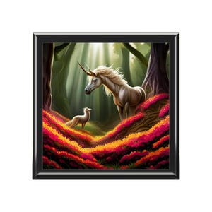 unicorn jewerly box, gift, keepsake box, gift for her, christmas gift ,