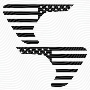 Fender Vent American Flag SVG file for circut cutter, plotter, ready cut file svg vector for download 2018 2022 image 2
