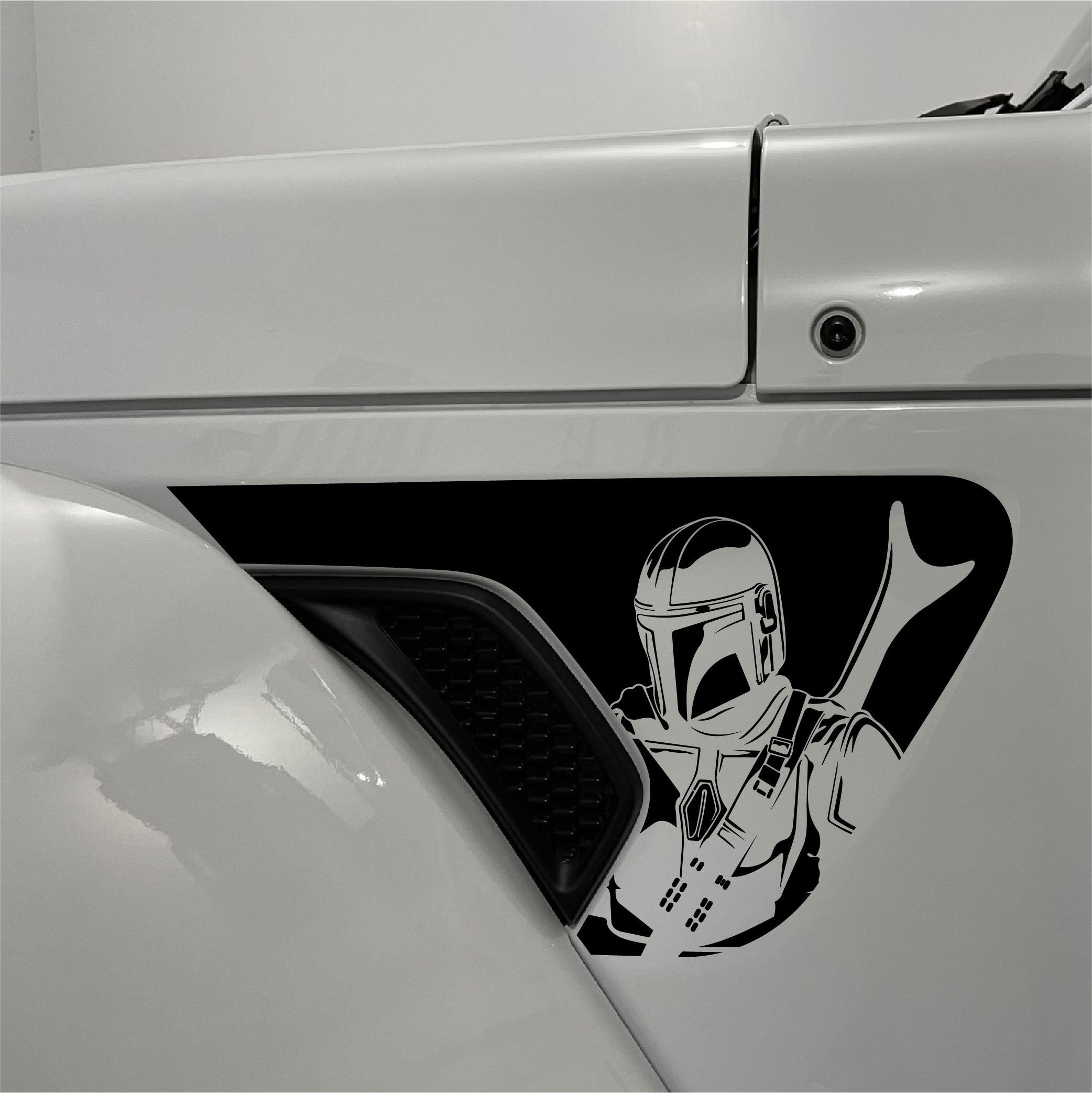 Fender Vent Boba Fett SVG file for circut cutter, plotter, ready cut file svg vector for download 2018 - 2022