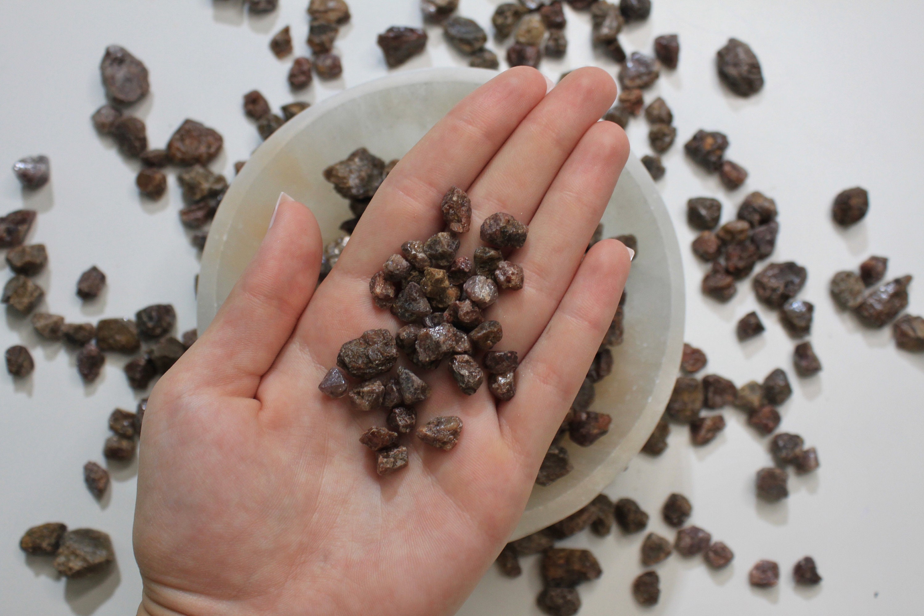 Bulk Red Zircon Crystal Chunks Bulk Lot, Wholesale Raw