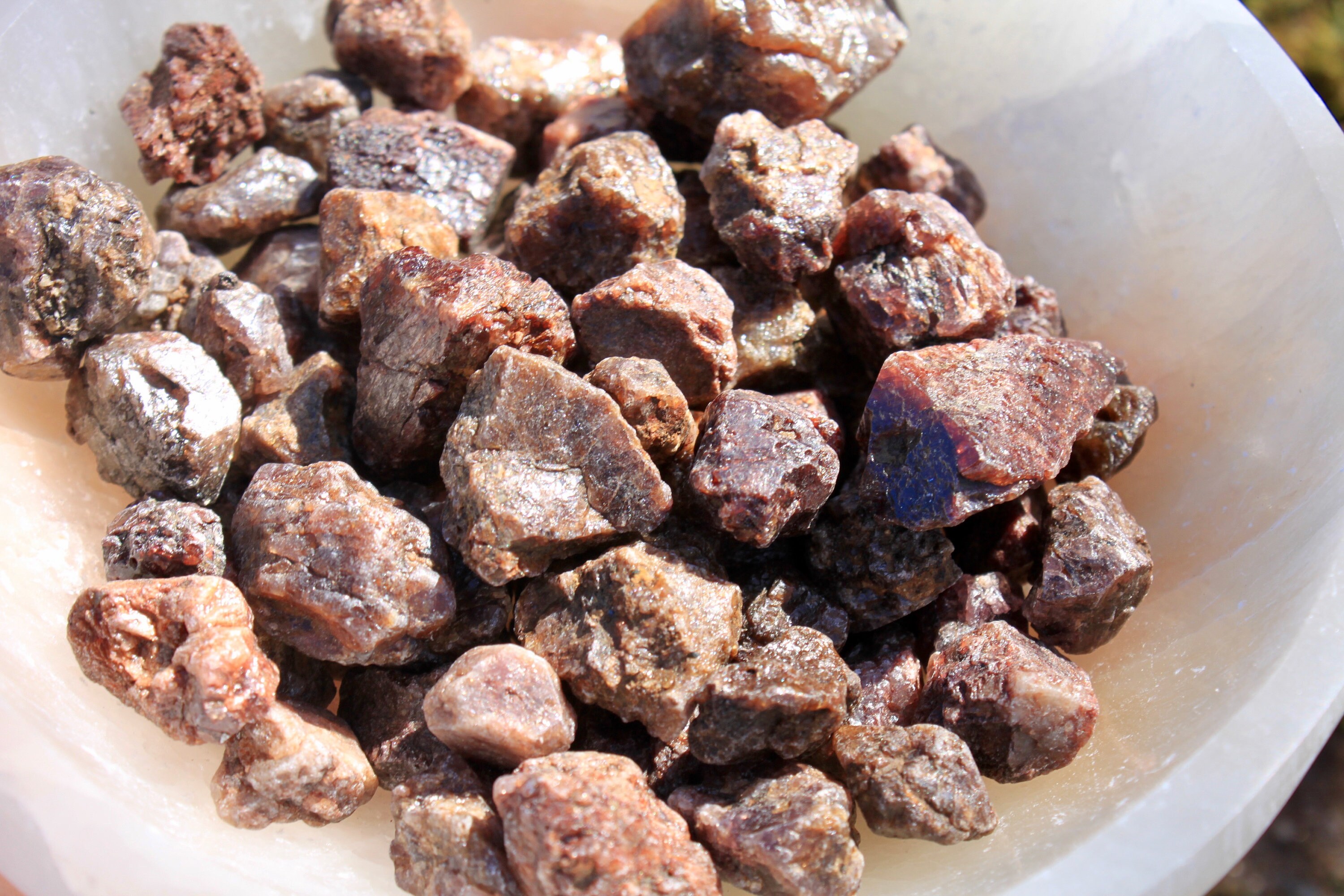 Bulk Red Zircon Crystal Chunks Bulk Lot, Wholesale Raw