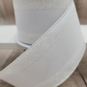 10 YD, 2,5 po. Avec fil blanc avec ruban bord sucré/brillant - Ruban printanier. Consultez les autres annonces de la boutique pour plus d'options de couleurs.