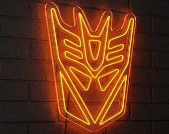 Transformers Neon Sign,transformers Wall Light,megatron Neon Sign