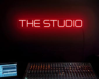 The studio neon sign, Recording studio neon sign, On air neon sign, Music neon sign, Recording studio gift, Recording studio wall art decor