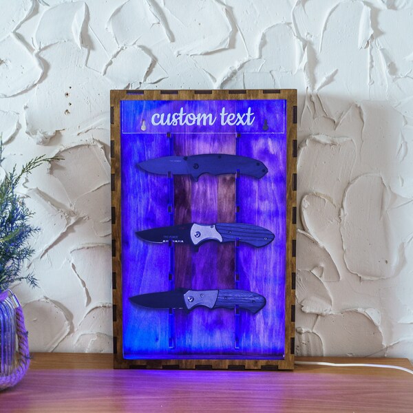 Knife Collection Display Case Etsy