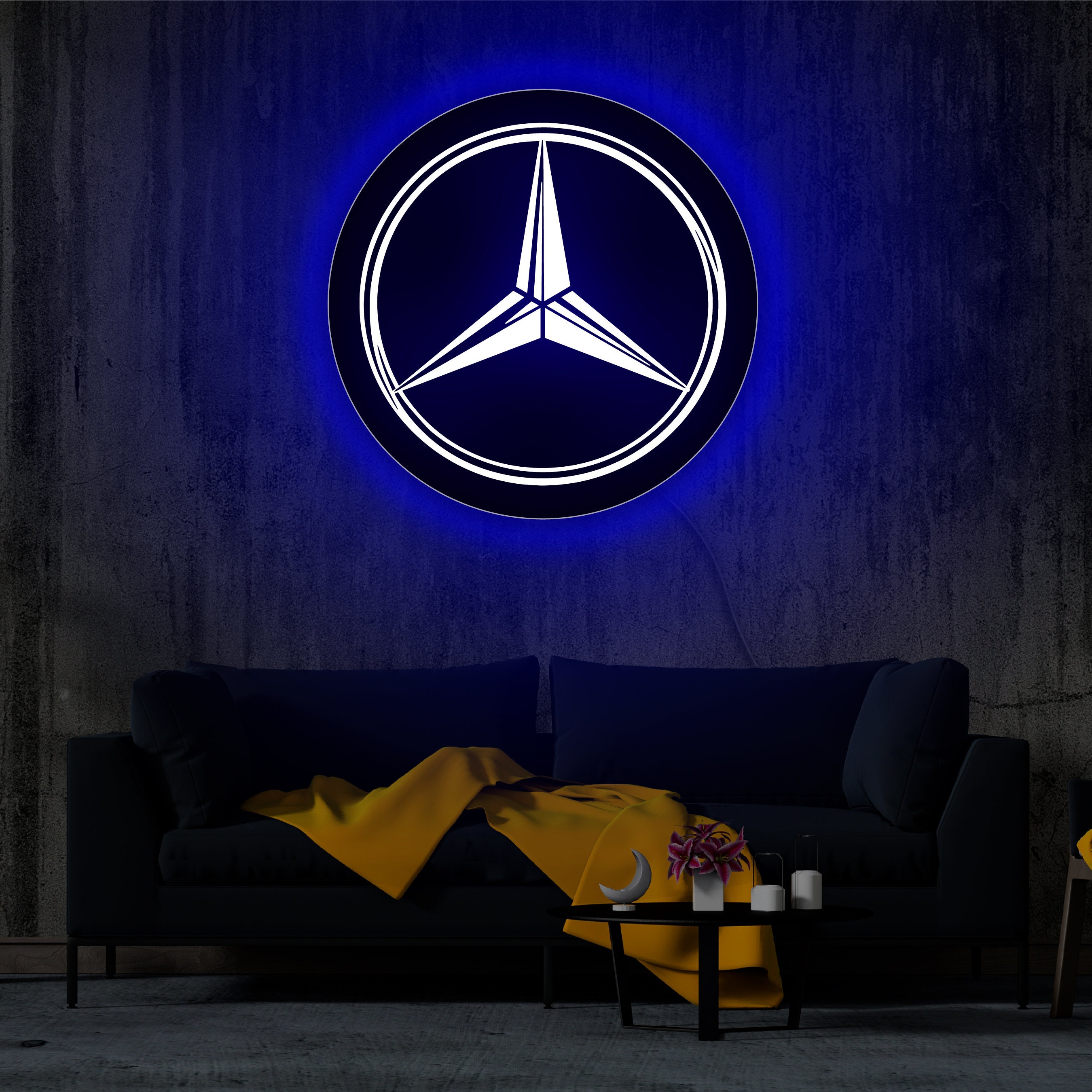 Mercedes 2024 neon lights