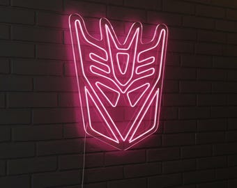Transformers Neon Sign,transformers Wall Light,megatron Neon Sign