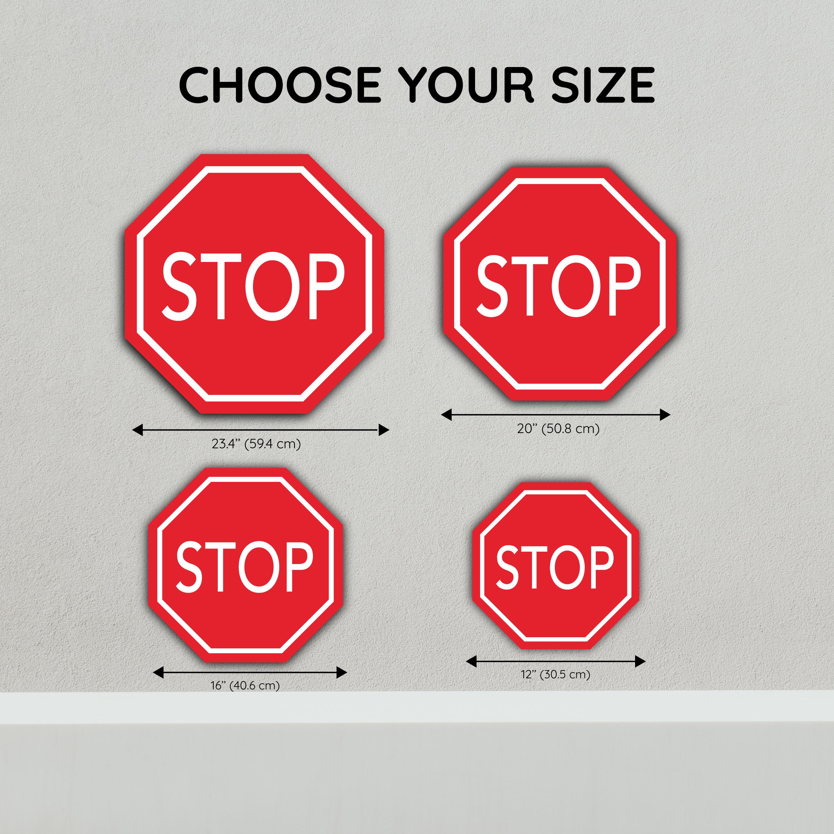 Stop Sign Decor Stop Sign Neon Stop Sign Art Acrylic Stop Etsy