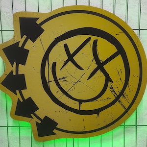 Blink 182 Neon Sign, Blink 182 Led Sign, Blink 182 Light Sign, Blink