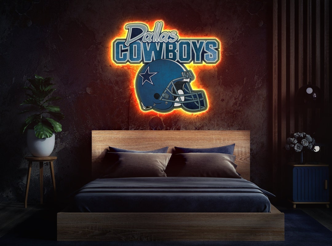 Dallas Cowboys Neon Sign, Dallas Cowboys Sign, Dallas Cowboys Led