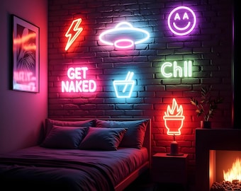 Customized neon sign with remote control, Custom name neon sign,Business logo neon sign,Personalized light sign sport,Neon bedroom aesthetic