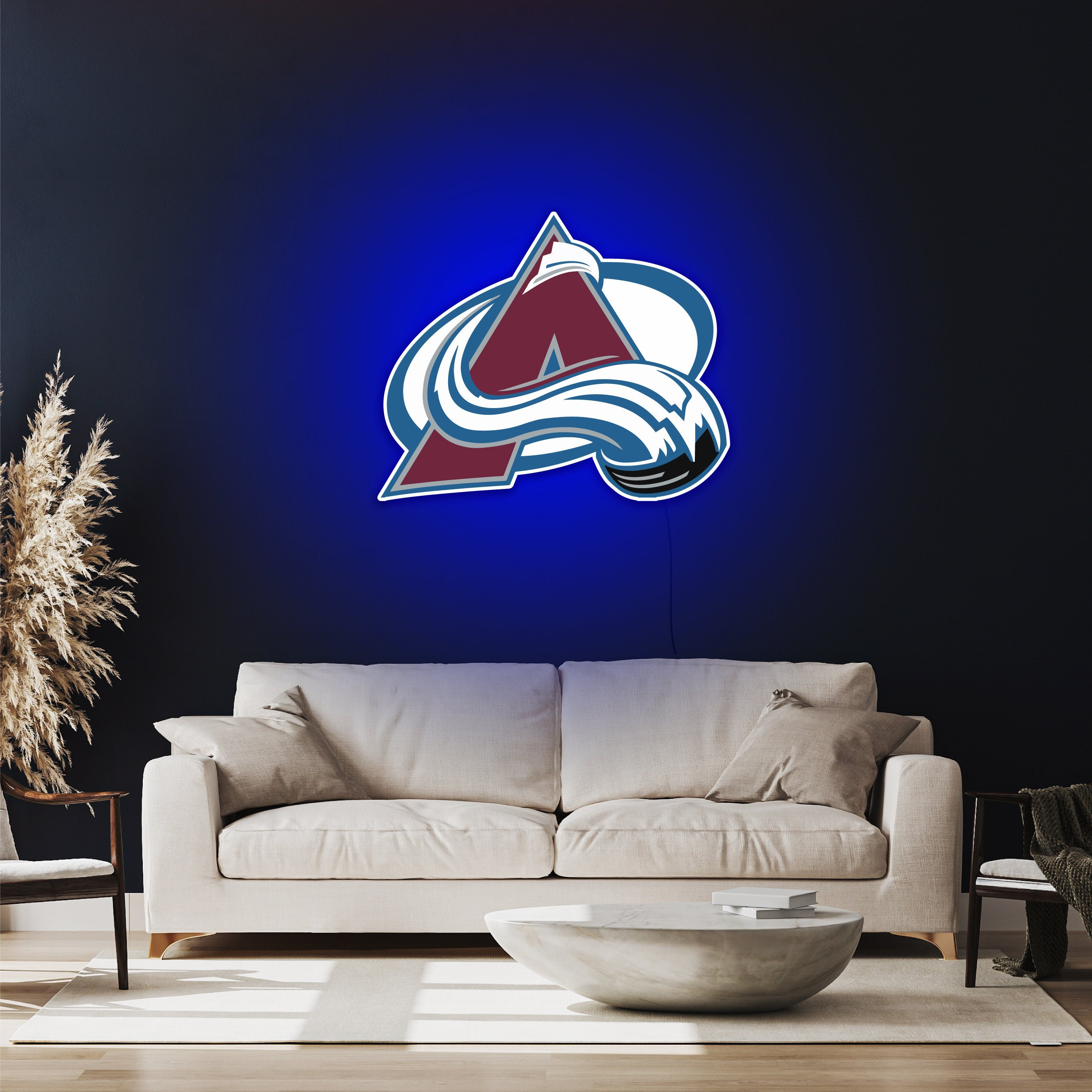 Colorado Avalanche NHL Hockey Paw Logo Car Bumper Sticker - 3'