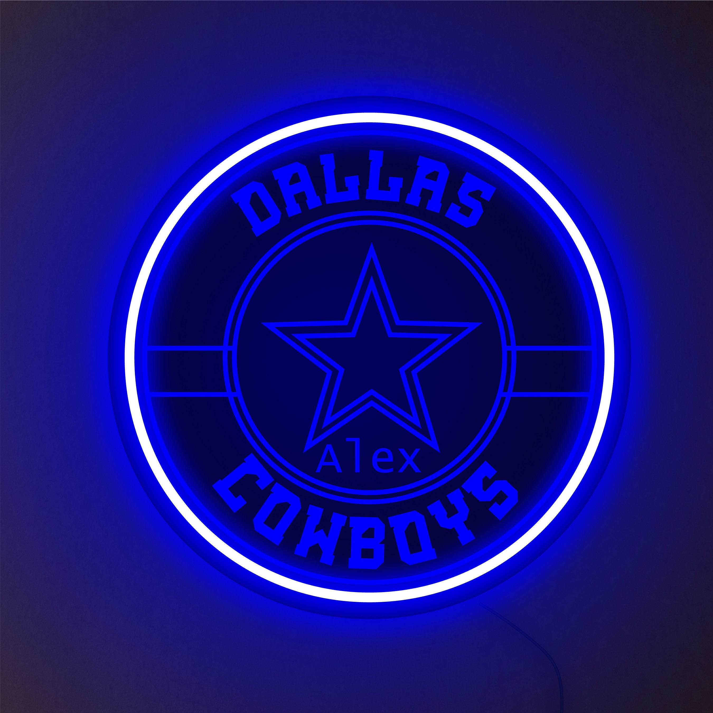 Cowboys light 2024 up sign