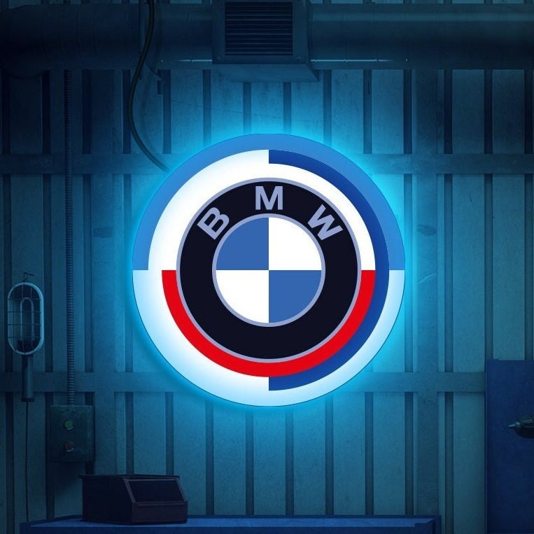 Enseigne au néon BMW, enseigne LED BMW, enseigne logo Bmw, enseigne de  garage Bmw, enseigne murale Bmw, décor de garage Bmw, lumière logo Bmw, art  mural Bmw, décoration murale Bmw 
