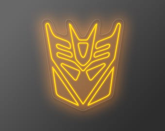 Transformers Neon Sign,transformers Wall Light,megatron Neon Sign