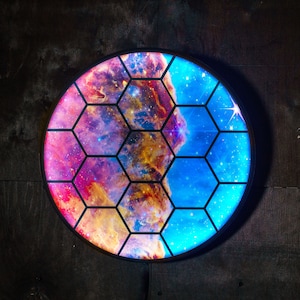 James Webb Telescope Wall Art,Space Neon Sign,James Webb Telescope Light Up Sign,Nebula Light,NASA Neon Sign,NASA Led Sign,Nebula Wall Art