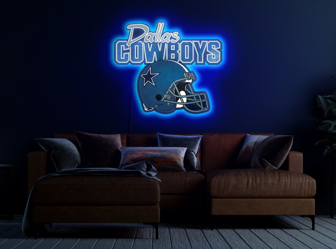 Dallas Cowboys Neon Sign, Dallas Cowboys Led Sign, Dallas Cowboys Light
